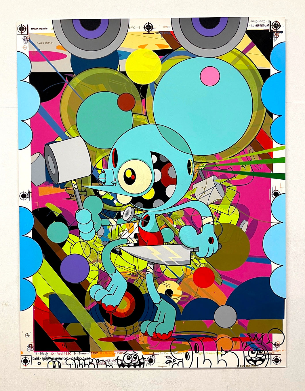 HAND PAINTED TEST PRINT